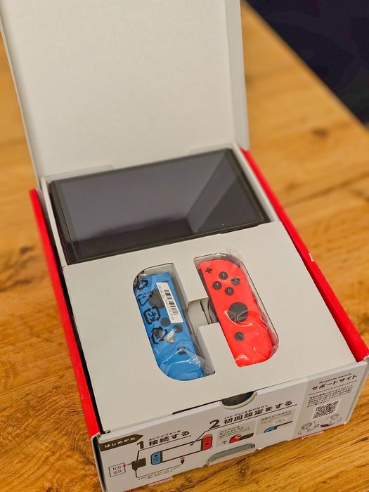 Nintendo Switch OLED IMPECABIL + FC25 + husă + folie | full box