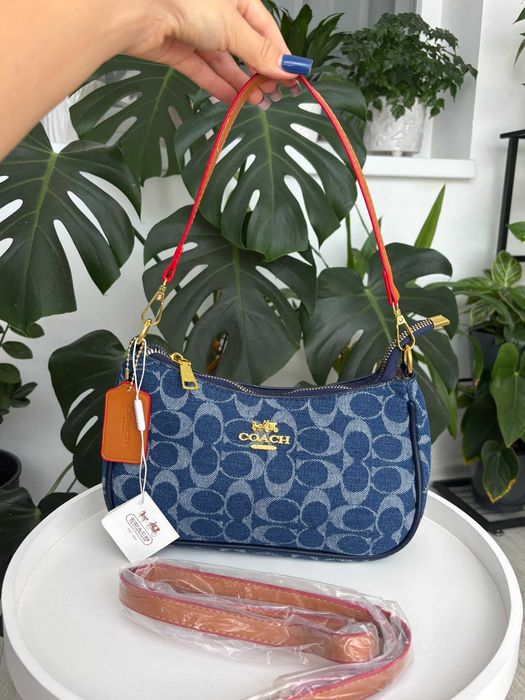Geanta Coach Terry denim