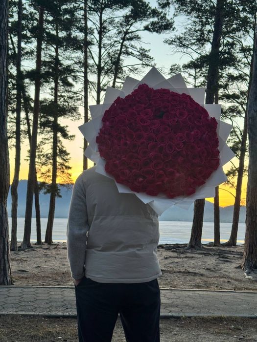 Цветы 151 роза свежие