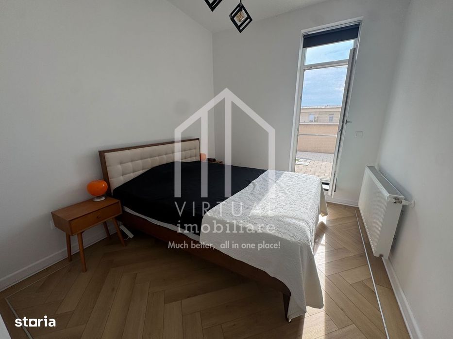 Penthouse cu 2 camere - 41 mp utili + 45 mp terasa + boxa + parcare — fotografia 1