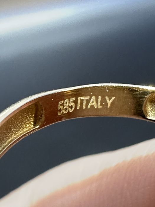 Золото 585  Комплект Кольцо