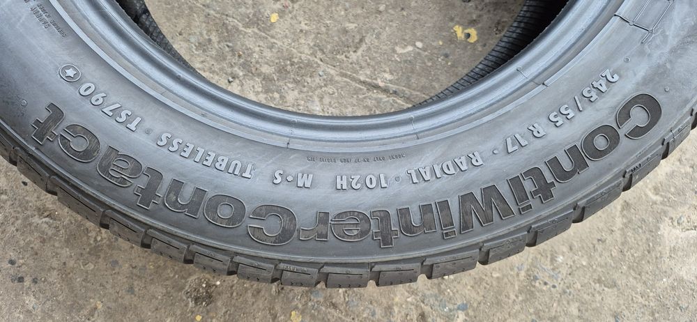 4 anvelope iarna Continental 245/55/17.Pretul este pe bucata.