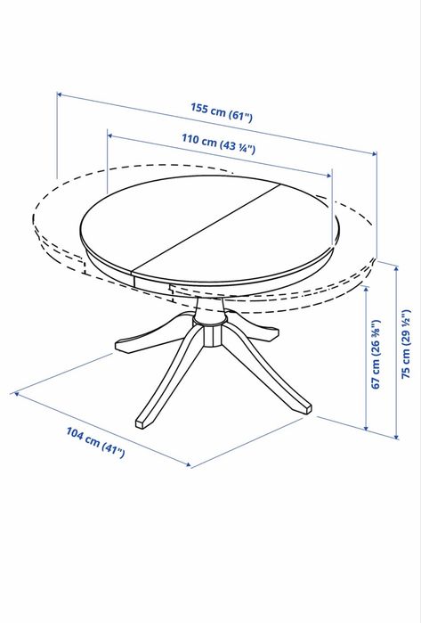 Masa extensibila Ikea