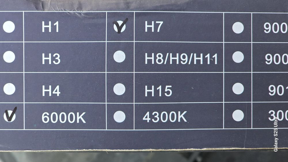 Led H7 с вградена лупа за рефлекторен фар