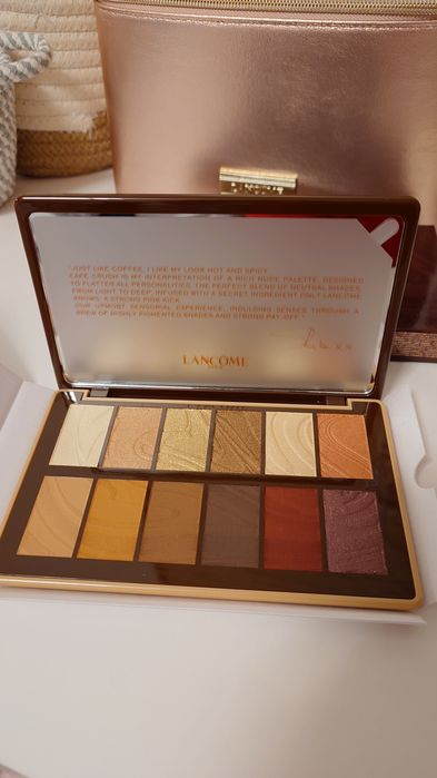 Lancôme Idôle Café Crush X Sheika Daley  палитра сенки за очи