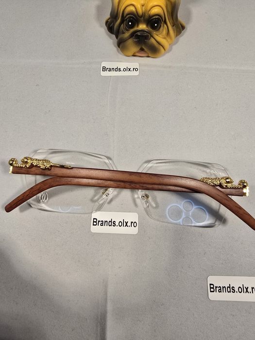 Ochelari de soare Cartier Rimless Transparent, made in Italy