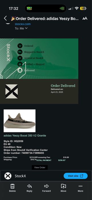 adidas Yeezy Boost 350 v2 Granite