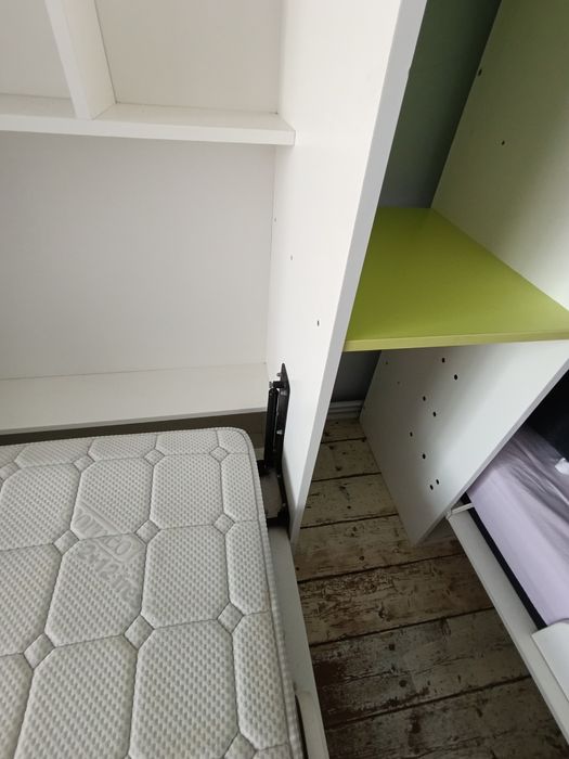 Paturi rabatabile 90x200, saltele și somiere incluse