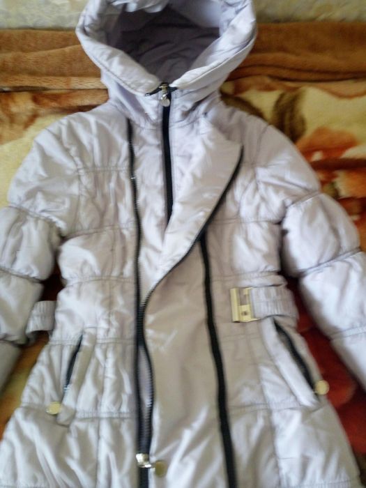 Куртка-пальто зимняя на девочку