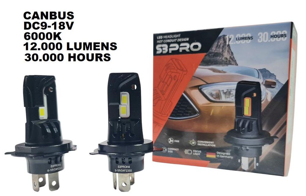 Лед крушки s3 pro LED H4