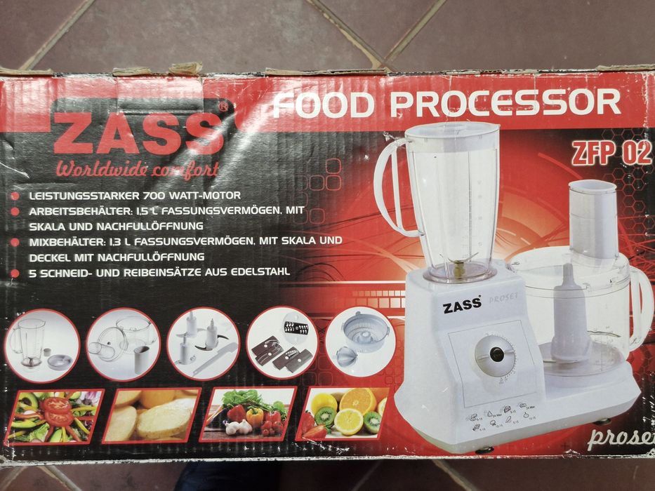 Vând Robot de bucătărie nou ZASS ZFP 02
