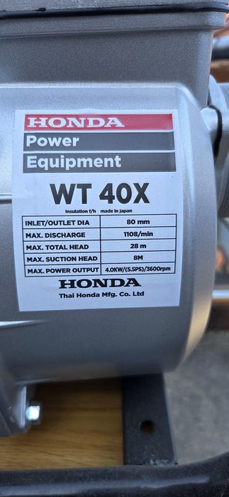 Pompa apa murdara Honda WT 40X