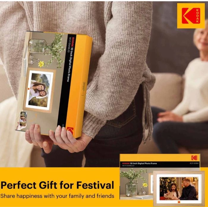 Цифровая фоторамка Kodak 10.1 дюм IPS екран сенсор Wifi 32gb память