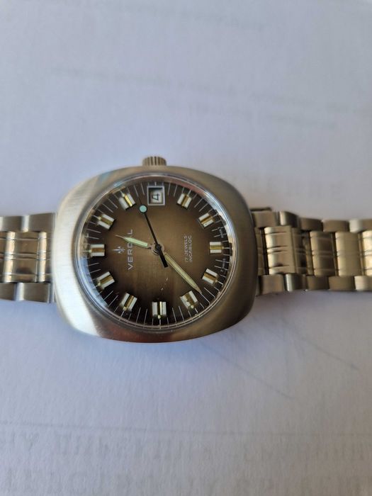 VERDAL, 17 jewels, cal FHF ST 974 /date/, Swiss, Нов часовник!