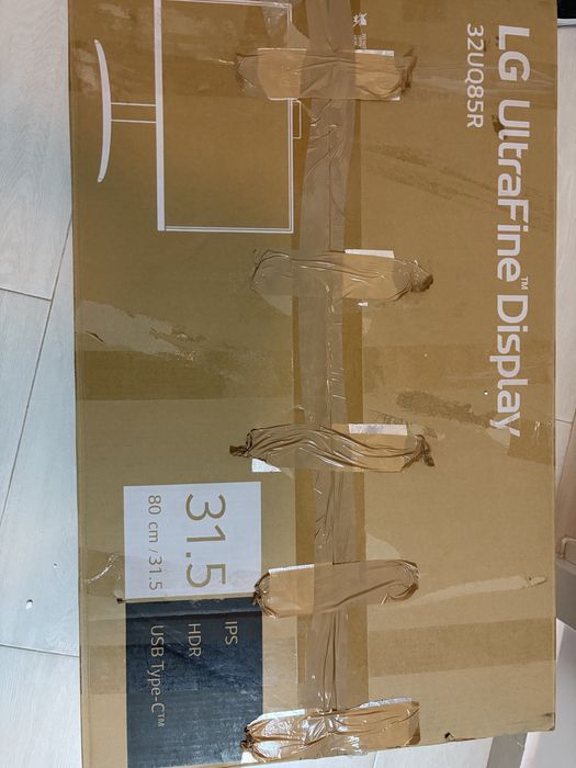 Monitor LED LG ultrafine 4k 32"