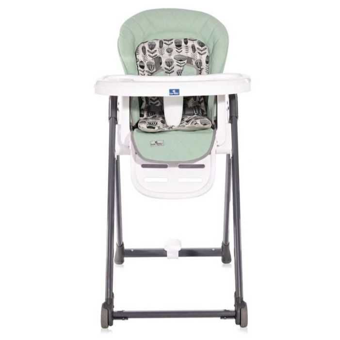 Столче за хранене Lorelli - Party, Frosty Green Leather
