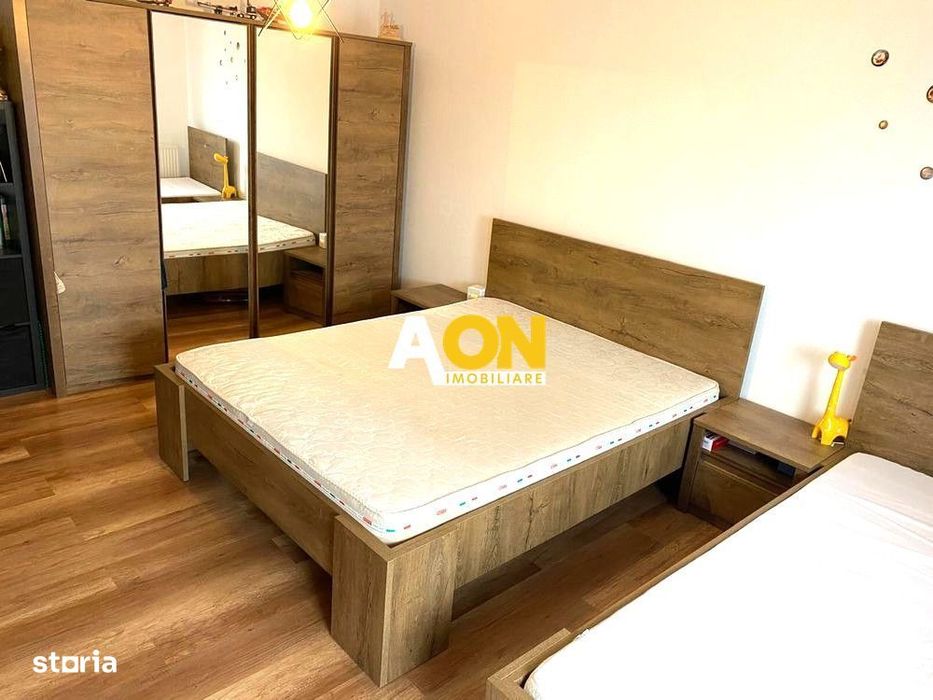 Apartament 2 camere, 2 balcoane, etaj 2, mobilat, utilat, Cetate