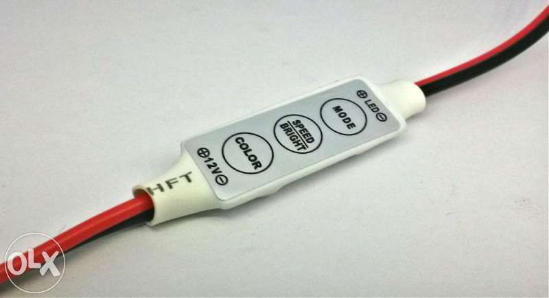 Димер и контролер за едноцветни LED светодиодни ленти с 3 бутона