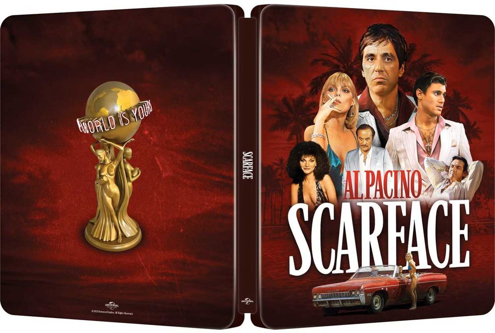 SCARFACE – Limited Edition Steelbook | 4K Ultra HD + Blu-ray | Sigilat