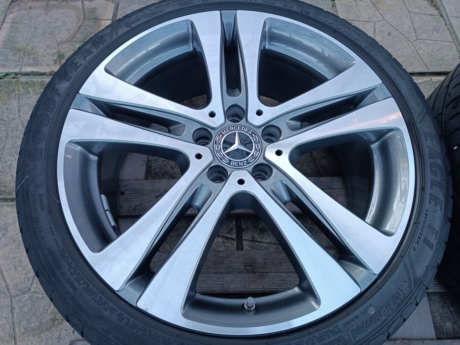 Джанти спорт пакет 19ки 5х112 Mercedes + летни гуми GoodYear