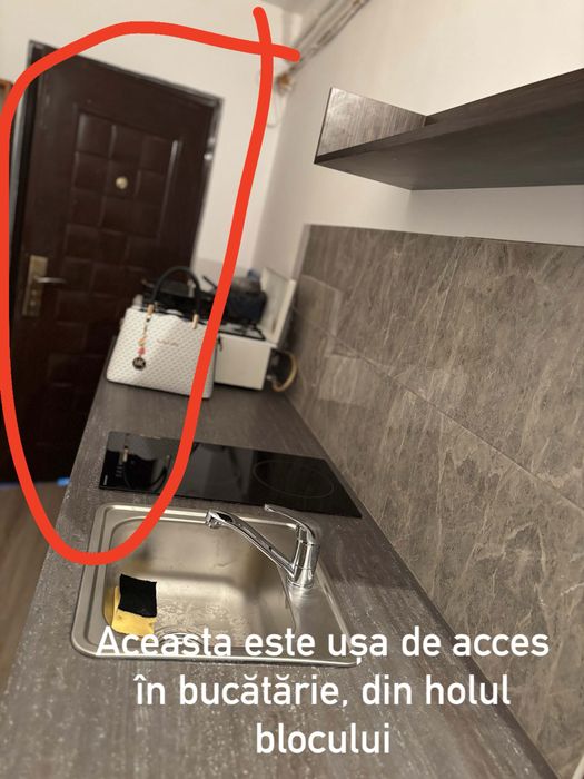 Garsoniera, Girocului, et3, centrala pe gaz, bucatarie separata