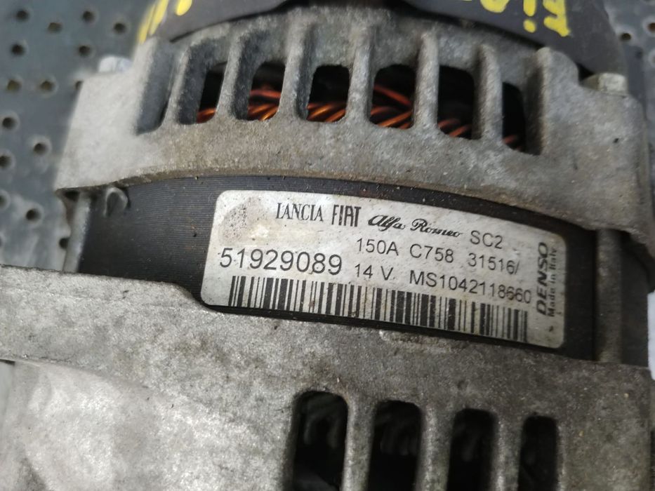 alternator 2.0 d  55263088 fiat 500  jeep renegade  51929089
