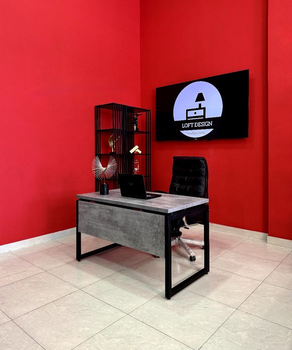 Лофт Столлар мустахкам ва ишончли Парта Письменный Стол