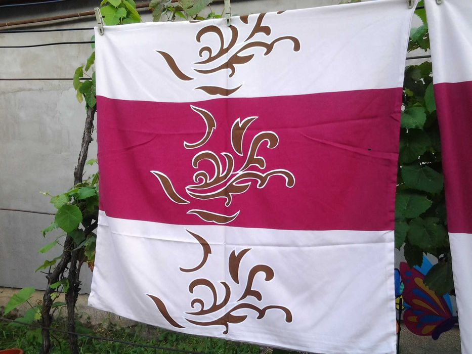 1. Literele Japoneze, Lenjerie pat 1 persoana 130 x 200 microfibra