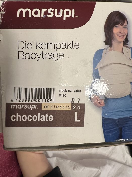 Sistem de purtare Marsupi chocolate L