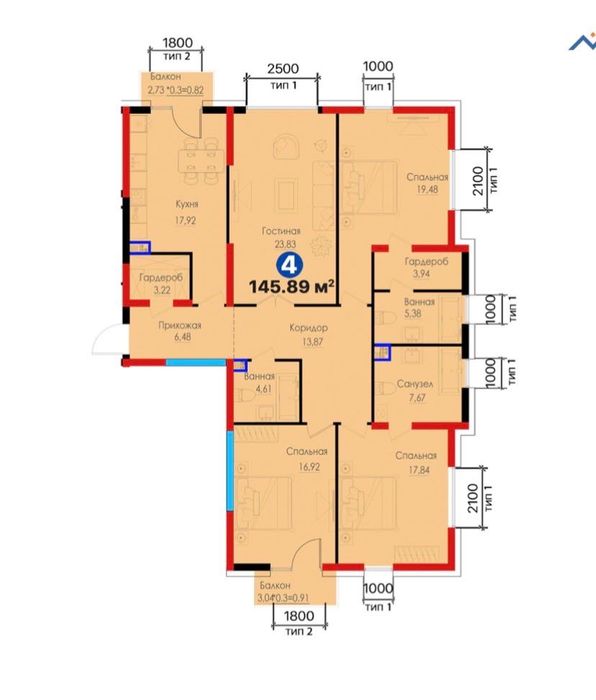 ЖК Voha скидки 3-х ком кв для инвестиций AU