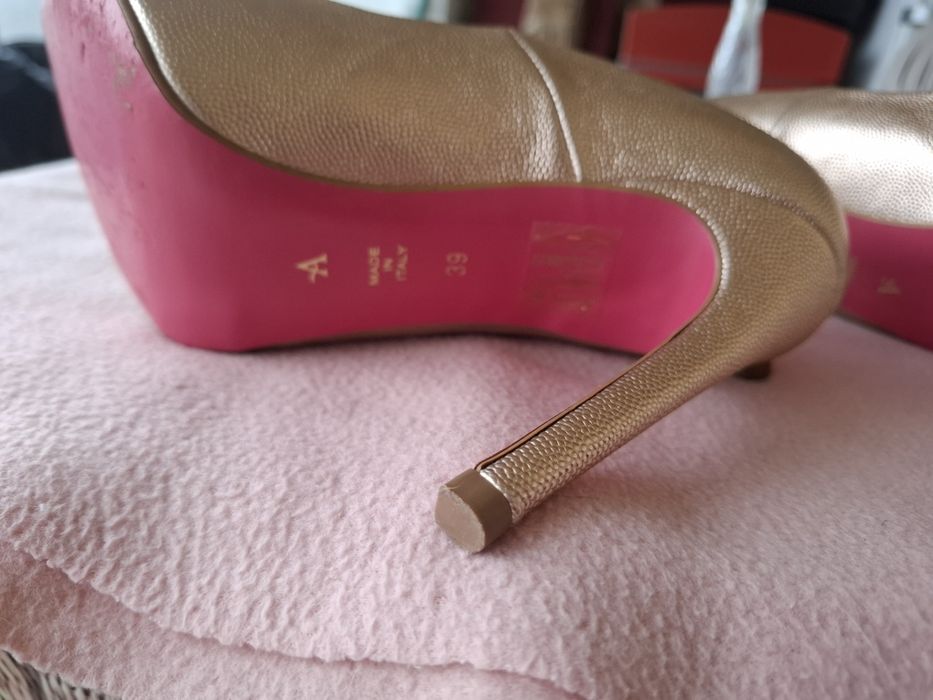 Pantofi piele stiletto