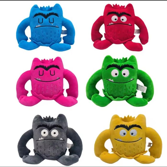 Плюшена играчка The Color Monster, 25см, Плюшени чудовища