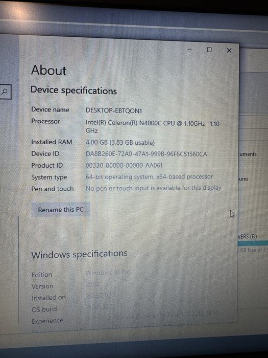 Laptop Asus VivoBook Ca Nou Intel