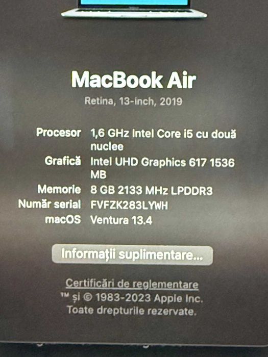 laptop Apple MacBook Air 13