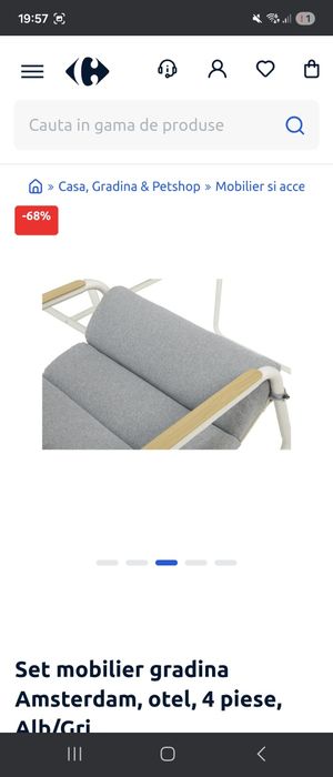 Set canapea,  fotolii si măsuță -500lei