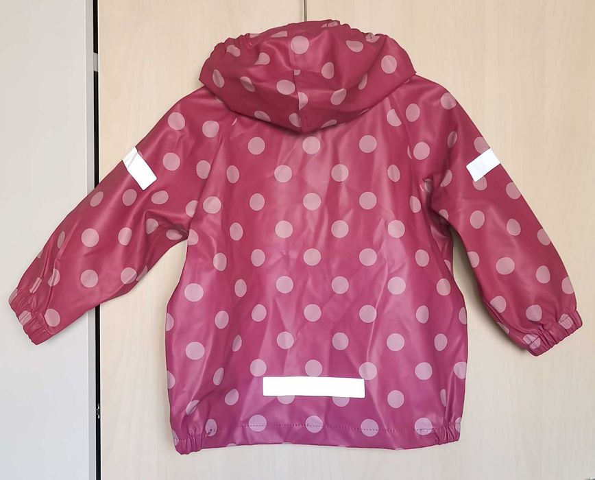 Jacheta geaca fete impermeabila ploaie H&M Bionic  mar 92 1,5-2ani