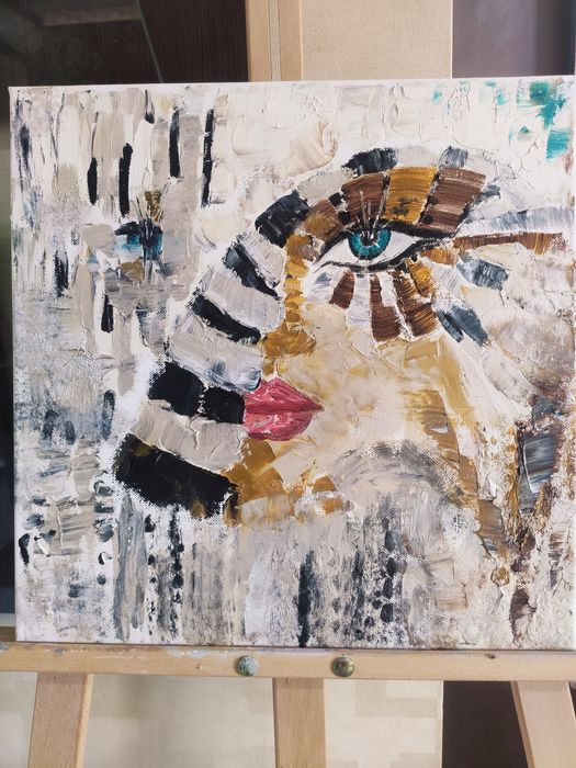 Авторски картини, ръчно рисувани , маслени бои, смесена техника