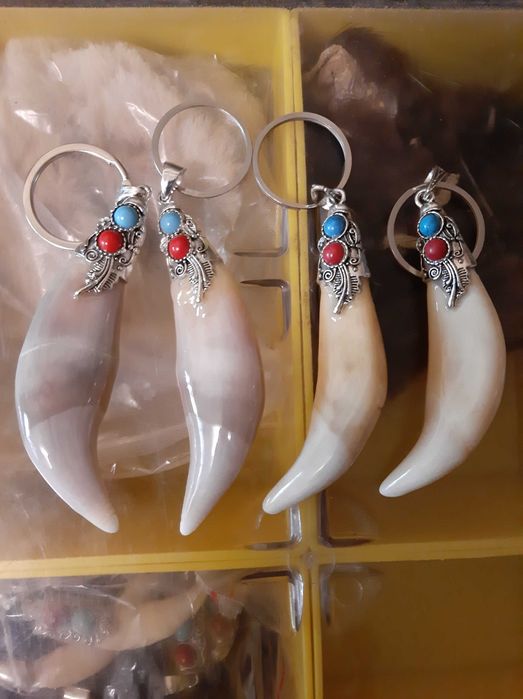 Медведь зубы. Ручная работа.