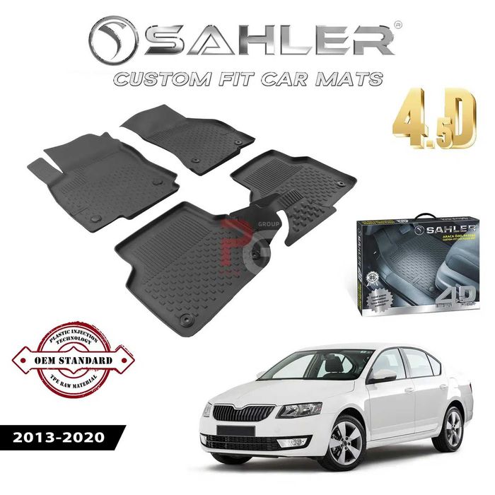 Гумени стелки за Skoda Octavia 2013-2020 / Шкода Октавия /