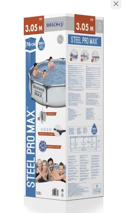 Бассейн каркасный