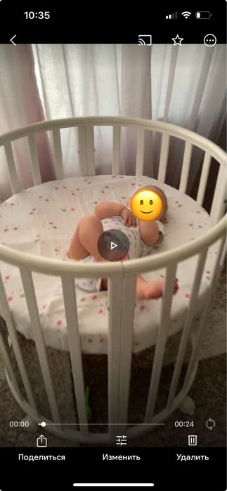 Детская кровать манеж