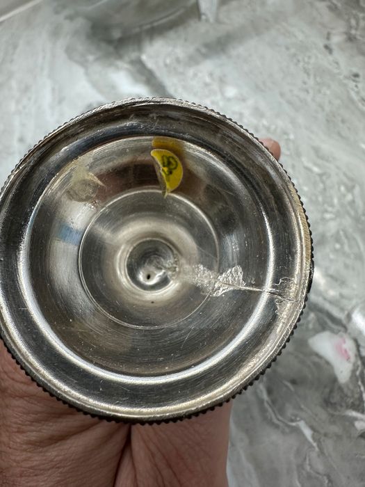 Красива Сребърна чаша потир. С ниело. 925