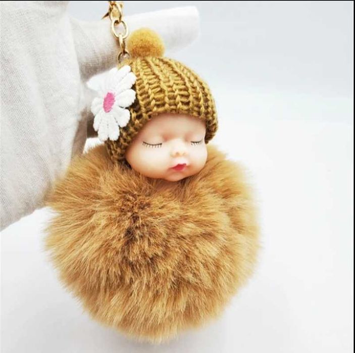 Breloc plus bebelus pufos