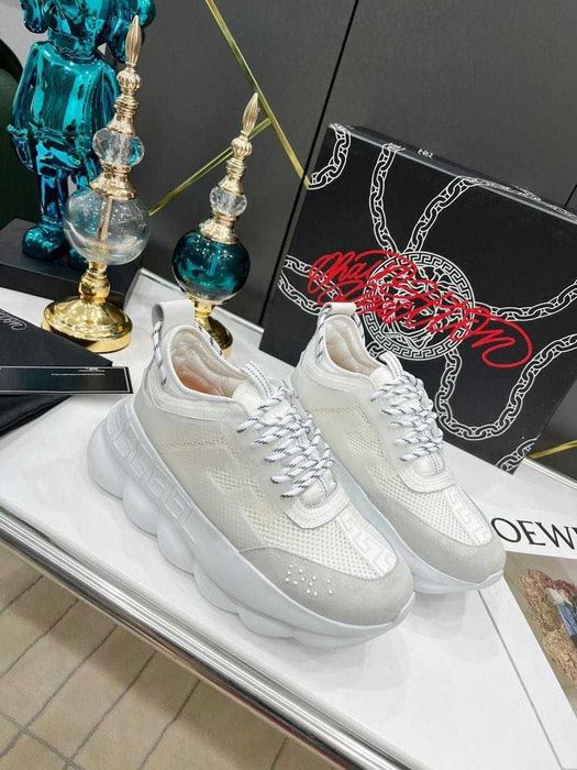 Adidasi Versace Chain White