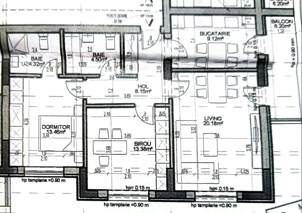 Direct proprietar-Vând apartament 3 camere, complet mobilat și dotat.