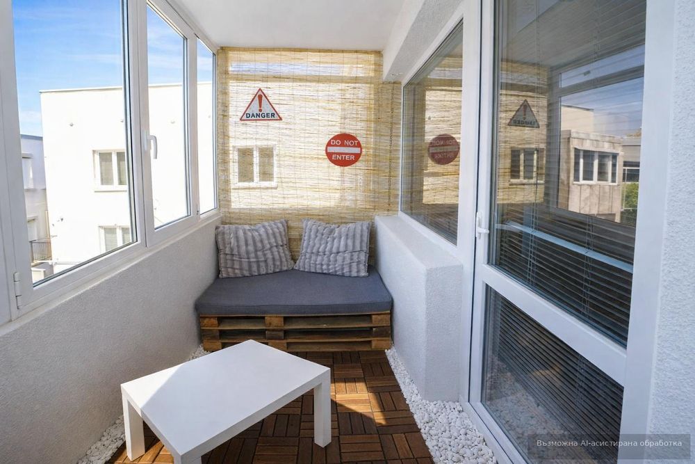 Двустаен апартамент под наем в жк. Тракия