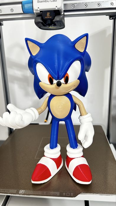 Figurina Sonic 24 cm printata 3D. Printare 3D