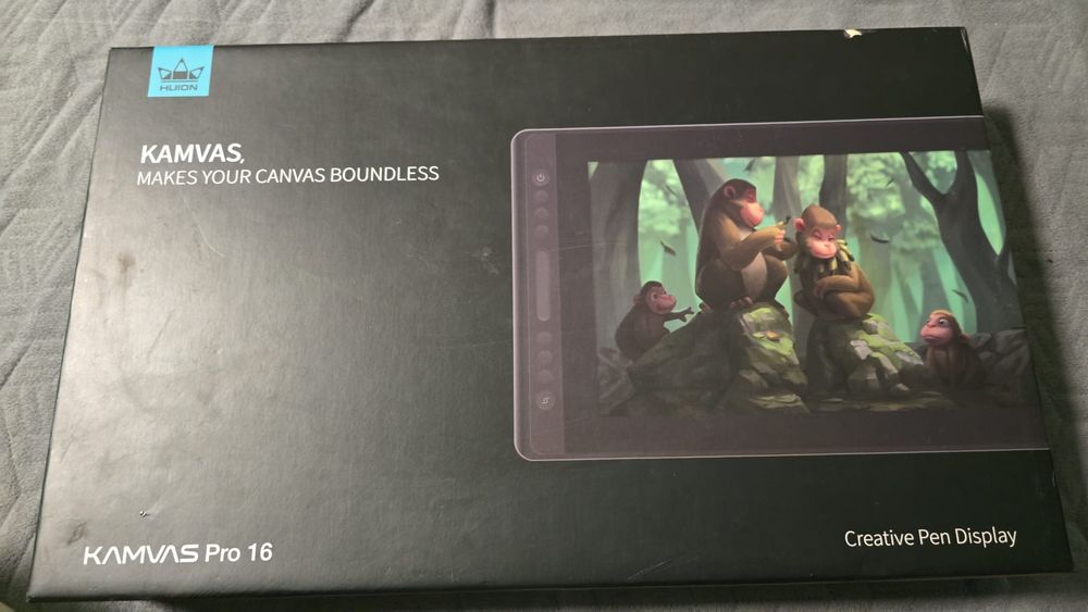 Tableta grafica Huion Kamvas Pro 16, cu Display