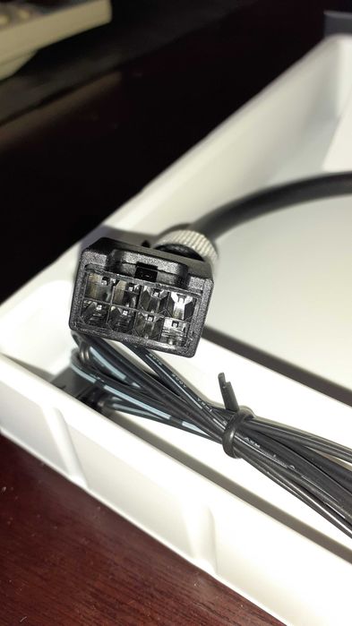 Захранващ 8PIN GPU Extension ARGB 90 градуса за GIGABYTE Radeon RX 9070 XT GAMING - 3 броя