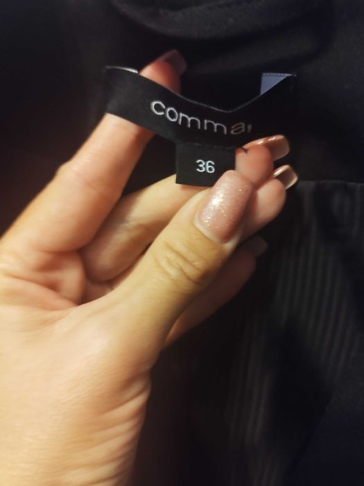 Ново класическо черно сако Comma размер С